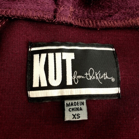Kut from the Kloth Burgundy Jacket - Picture 4 of 5